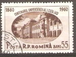 Stamps Romania -  CENTENARIO  DE  LA  UNIVERSIDAD  DE  CUZA