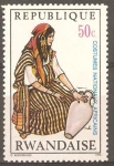 Stamps Rwanda -  TRAJES  TÌPICOS