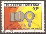 Stamps : America : Dominican_Republic :  INVENCIÒN  DE  LA  LUZ  ELÈCTRICA