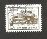 Stamps North Korea -  1865 A - Gran Teatro de Pyongyang-Este