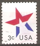 Stamps : America : United_States :  ESTRELLA