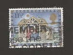 Stamps United Kingdom -  Casa con Virgen y Niño