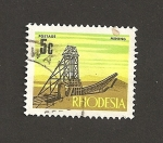 Stamps : Africa : Zimbabwe :  Minería