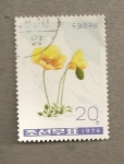 Stamps North Korea -  Flor de las montañas