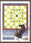 Stamps Nicaragua -  MOVIMIENTO  DEL  CABALLO