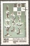Stamps : Africa : Guinea_Bissau :  HISTORIA  DEL  AJEDREZ