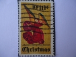 Stamps : America : United_States :  Navidad-Altarpiece ,Metropolita Museum.