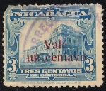 Stamps : America : Nicaragua :  PALACIO NACIONAL, MANAGUA.