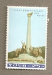 Stamps : Asia : North_Korea :  Monumento a los combatientes