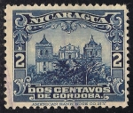 Sellos de America - Nicaragua -  CATEDRAL LEON+