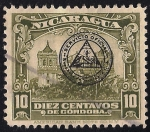 Stamps : America : Nicaragua :  CATEDRAL LEON+