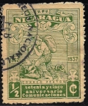 Stamps : America : Nicaragua :  CORREO PEATON