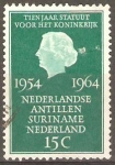 Stamps : Europe : Netherlands :  DÈCIMO  ANIVERSARIO  DE  LA  CARTA  DE  LOS  PAÌSES  BAJOS