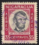 Stamps Nicaragua -  Abraham Lincoln