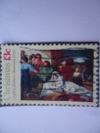 Stamps United States -  Navidad- Copley, Boston Museum.