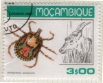 Stamps : Africa : Mozambique :  2  Ambiyomma pomposum