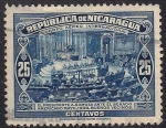 Sellos de America - Nicaragua -  EL PRESIDENTE A SOMOZA ANTE EL SENADO AMERICANO, MAYO 1939