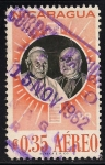 Stamps Nicaragua -  El Papa Juan XXIII y el cardenal Spellman.
