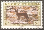 Stamps Africa - Ethiopia -  ZORRO  DE  SIMIEN