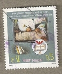 Stamps Nepal -  Jubileo establecimiento MadanPuraskar