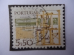 Stamps Portugal -  Telar mecánico y Telar manual
