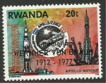 Stamps : Africa : Rwanda :  Cohetes
