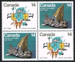Stamps Canada -  LES INUITS LES VOYAGES
