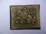 Sellos de Europa - Portugal -  Caballero Medieval- Rey Don Dionisio