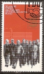 Stamps Germany -  30 años de libre Federación Alemana de Sindicatos(FDGB)DDR.