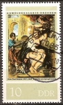Stamps Germany -  400a Aniv nacimiento de Peter Paul Rubens.Galería de Pinturas de Dresde-DDR.