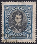Stamps Chile -  Bernardo Oâ€™Higgins
