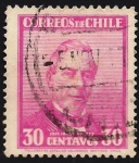 Stamps Chile -  José Joaquín Pérez.