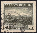 Stamps : America : Chile :  Lago Villarrica.