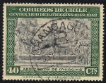 Stamps Chile -  Centenario de la abdicación de Bernardo O'Higgins en 1842