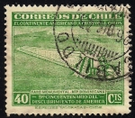 Stamps : America : Chile :  Faro Monumental Rep. Dominicana.