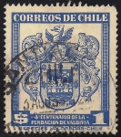 Sellos del Mundo : America : Chile : 4º Centenario de la Fundación de Valdivia.