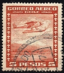 Stamps : America : Chile :  HIDROAVION.
