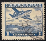 Stamps Chile -  LINEA AEREA NACIONAL. “Casa de Moneda de Chile.”