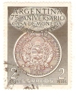 Stamps : America : Argentina :  75º ANIVERSARIO CASA DE MONEDA 