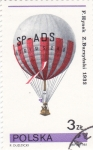 Stamps Poland -  Globo Aerostático