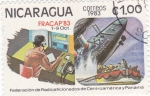 Stamps : America : Nicaragua :  federación de Radioaficionados de Centroamérica y Panamá