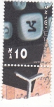 Stamps Israel -  Alfabeto Hebreo-TZADIK