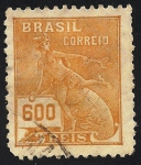 Stamps : America : Brazil :  Mercury