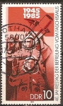 Stamps Germany -   40. Aniversario de la liberación del fascismo-DDR.