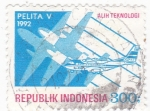 Stamps : Asia : Indonesia :  Tecnología aereonáutica
