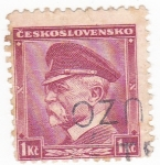 Stamps Czechoslovakia -  Tomas Masaryk