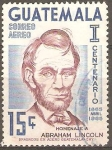 Stamps Guatemala -  ABRAHAM  LINCOLN