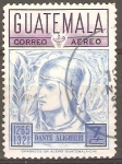 Stamps Guatemala -  DANTE  ALIGHIERI