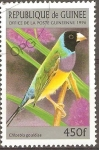 Stamps Guinea -  CHLOEBIA  GOULDIAE