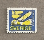Stamps Sweden -  Escritor con pluma